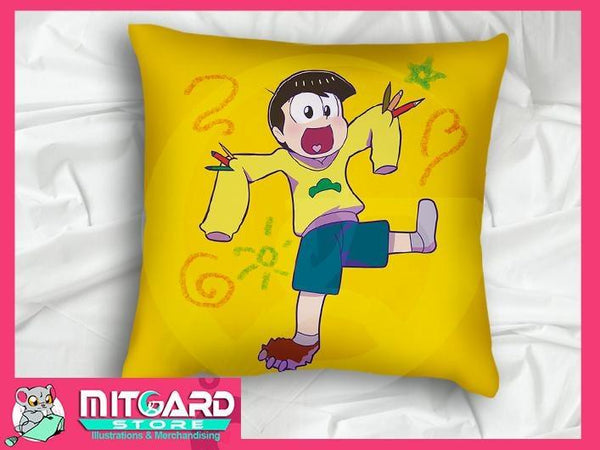 Pillow _ Osomatsu san _ Jyuchimatsu Matsuno 1 _ Hugging pillowcase anime 45cm x45cm - 1